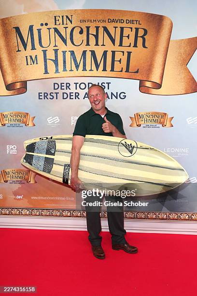 Maximilian Brueckner attends the premiere of "Ein Münchner Im Himmel - Der Tod Ist Erst Der Anfang" at Mathäser Filmpalast on May 6, 2026 in Munich,...
