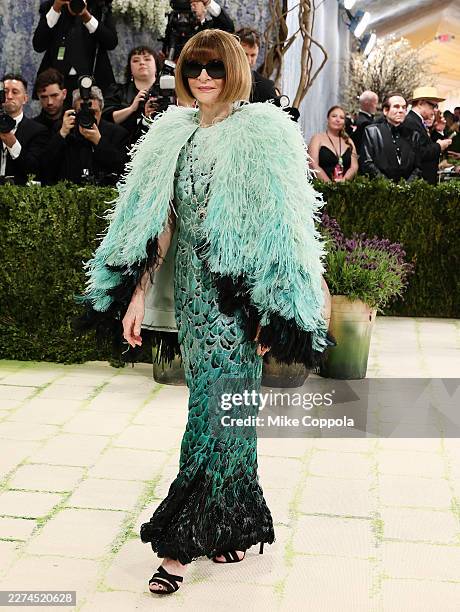 Anna Wintour attends the 2026 Met Gala celebrating "Costume Art" at the Metropolitan Museum of Art on May 04, 2026 in New York City.