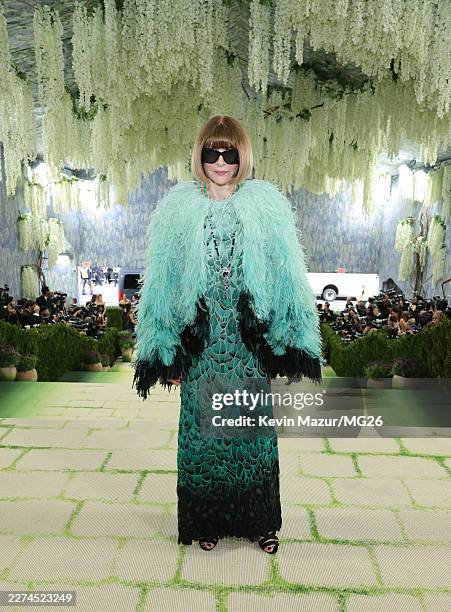 Anna Wintour attends the 2026 Met Gala celebrating "Costume Art" at the Metropolitan Museum of Art on May 04, 2026 in New York City.