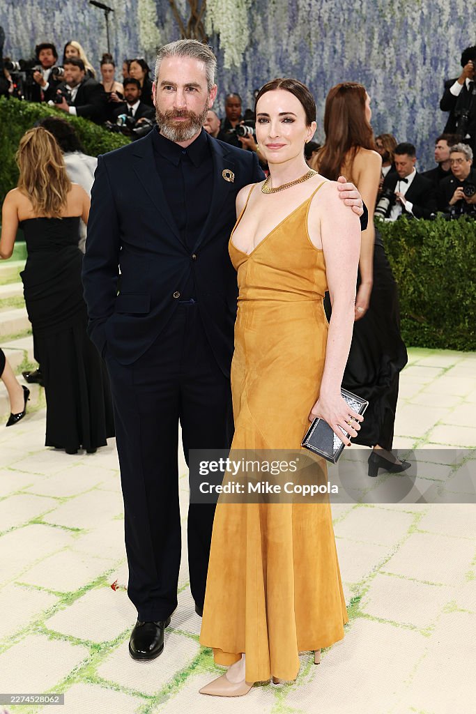 Ric Ric Bathan Nathan Rich and Miriam Peterson attend the 2026 Met Gala celebrating ...