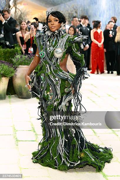 Janelle Monáe attends the 2026 Met Gala celebrating "Costume Art" at the Metropolitan Museum of Art on May 04, 2026 in New York City.