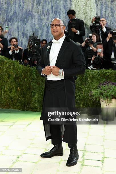Dwayne Johnson attends the 2026 Met Gala celebrating "Costume Art" at the Metropolitan Museum of Art on May 04, 2026 in New York City.