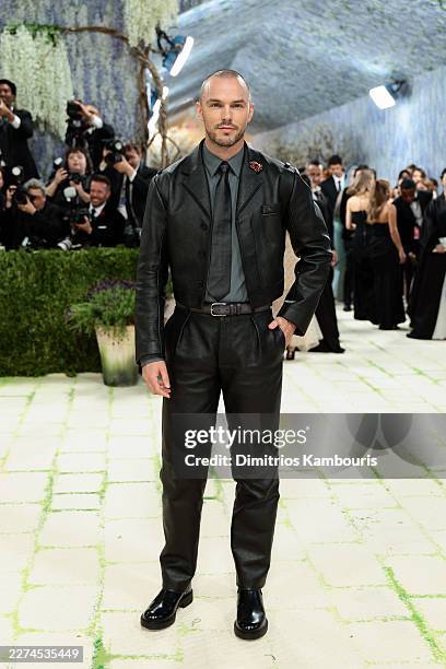 Nicholas Hoult attends the 2026 Met Gala celebrating "Costume Art" at the Metropolitan Museum of Art on May 04, 2026 in New York City.