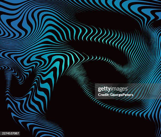 striped swirl pattern abstract background - stretched cloth stock illustrations