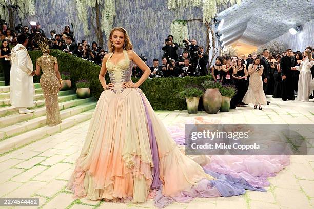 Blake Lively attends the 2026 Met Gala celebrating "Costume Art" at the Metropolitan Museum of Art on May 04, 2026 in New York City.