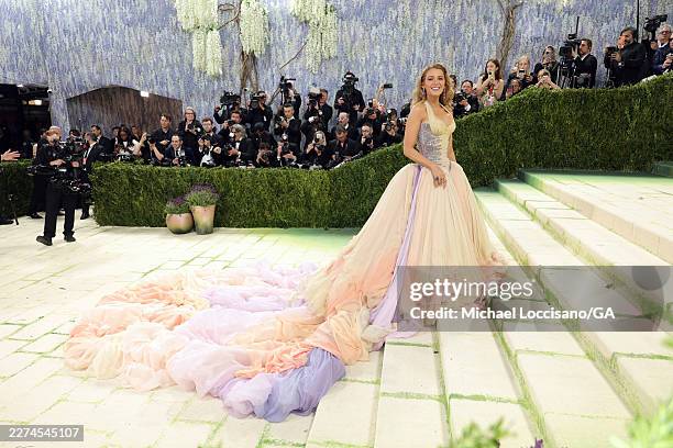 Blake Lively attends the 2026 Met Gala Celebrating "Costume Art" at the Metropolitan Museum of Art on May 04, 2026 in New York City.