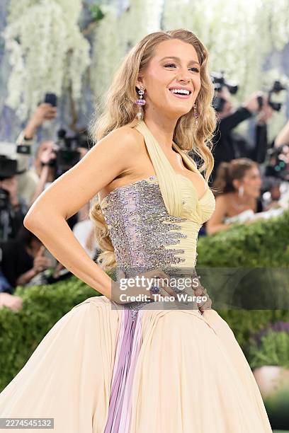Blake Lively attends the 2026 Met Gala celebrating "Costume Art" at the Metropolitan Museum of Art on May 04, 2026 in New York City.