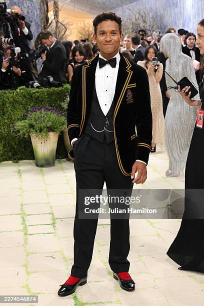 Jaafar Jackson attends the 2026 Met Gala celebrating "Costume Art" at the Metropolitan Museum of Art on May 04, 2026 in New York City.
