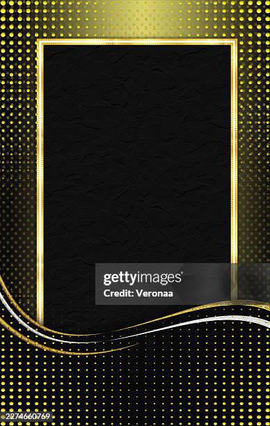 gold and black festive luxury frame border background - glitter border stock illustrations