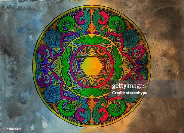 merkhaba disk - cloudy glass stock illustrations