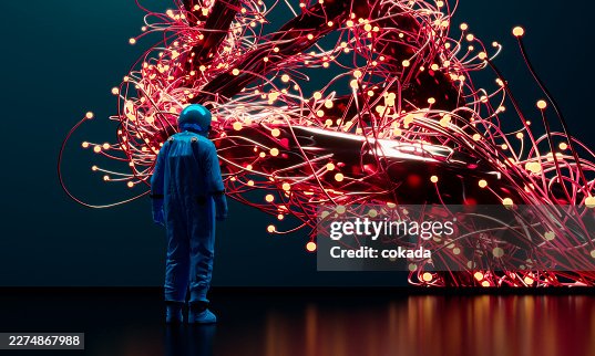 Scientist analyzing DNA structure Scientist analyzing DNA structure