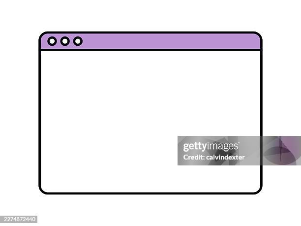 retro style web browser - software development stock illustrations