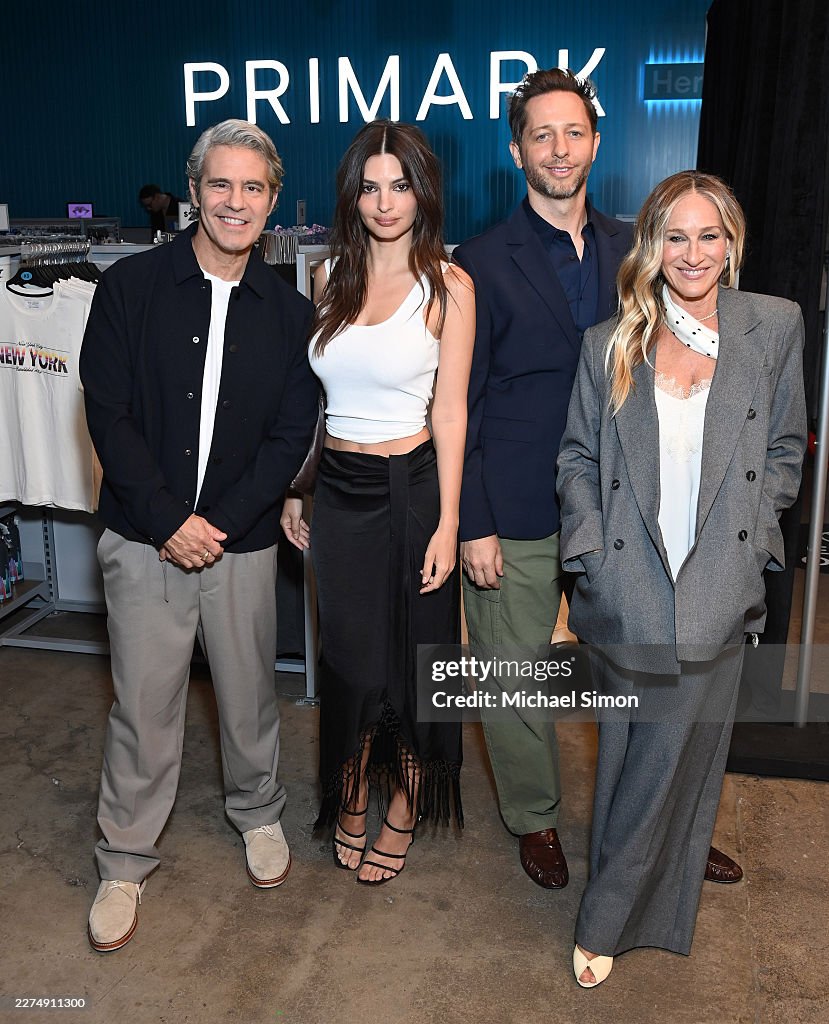 Emily Ratajkowski Primark Andy Cohen, Emily Ratajkowski, Derek Blasberg and Sarah Jessica... News ...