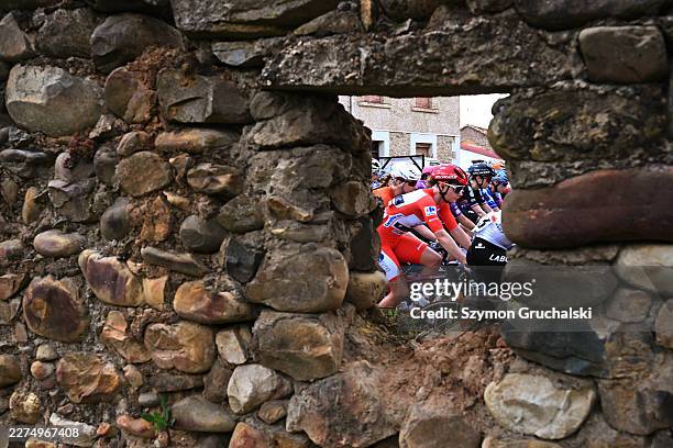 Lotte Kopecky of Belgium and Team SD Worx - Protime - Red Leader Jersey competes during the 12th La Vuelta Femenina 2026, Stage 5 a 119.6km stage...