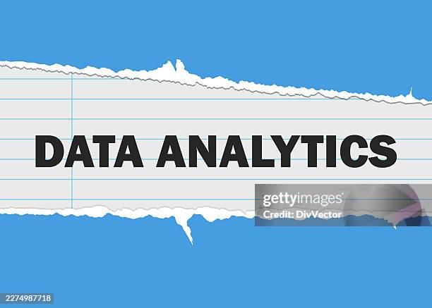 data analytics banner concept - data analyst stock illustrations