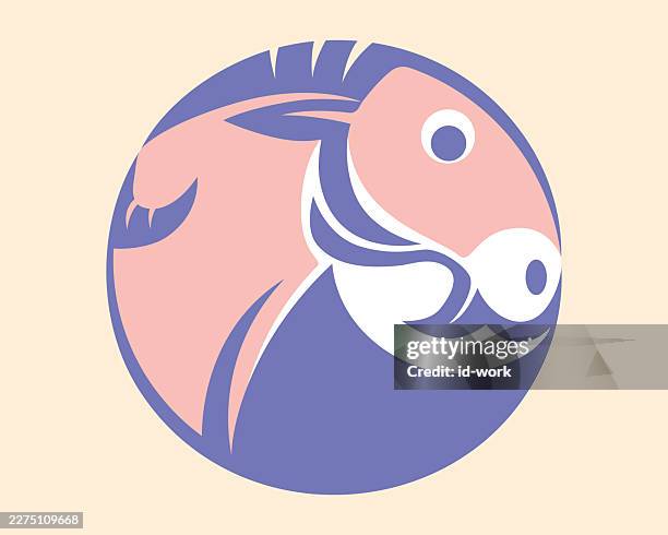 goat icon - ram illustration stock illustrations
