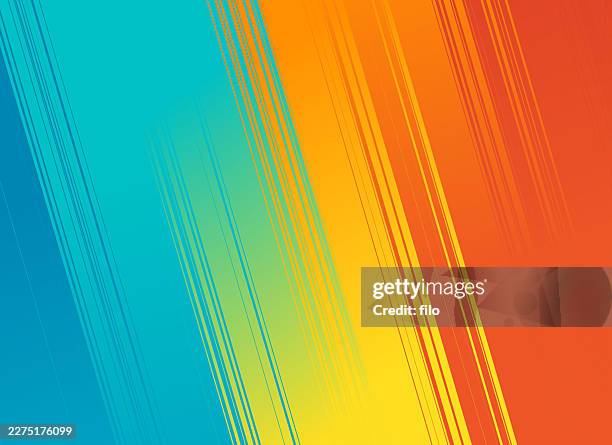 smooth rainbow gradient line textured blend background - blend background stock illustrations