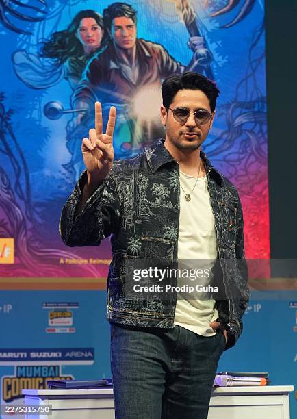Siddharth Malhotra attends the launch of Vvan’s Comic book on May 09, 2026 in Mumbai, India.