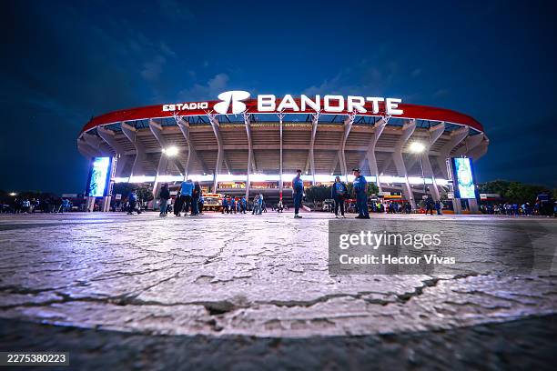 General view of Banorte Stadium prior the quarterfinals second leg match between Cruz Azul and Atlas as part of the Torneo Clausura 2026 Liga MX at...