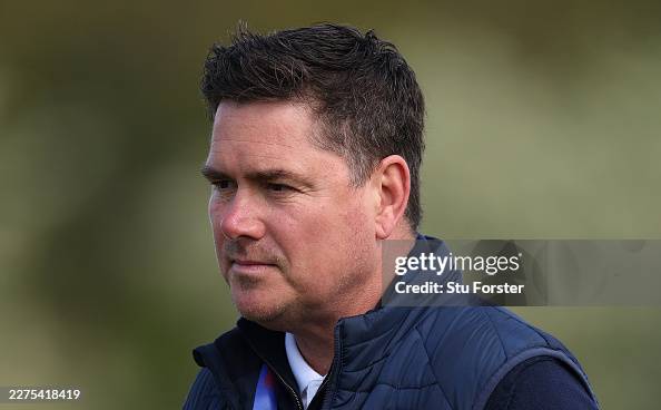 Marcus Prior Marcus North, Director of cricket for Durham looks on prior to the ...