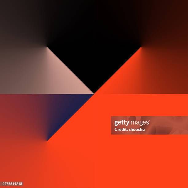 x style laser light effect gradient abstract background - orange ombre stock illustrations