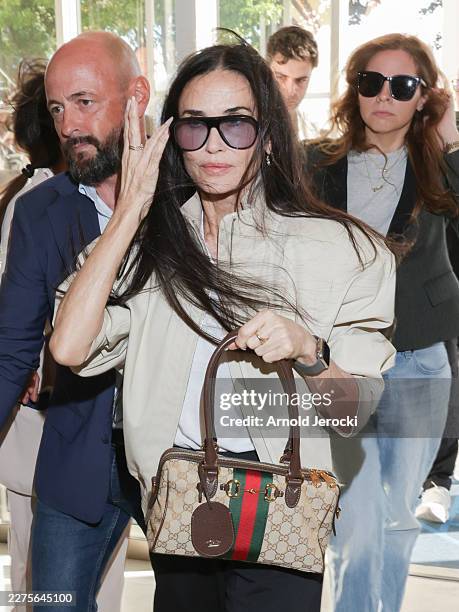 Demi Moore attends the Jury Dinner at the Hotel Martinez ahead of the 79th annual Cannes Film Festival at on May 11, 2026 in Cannes, France.