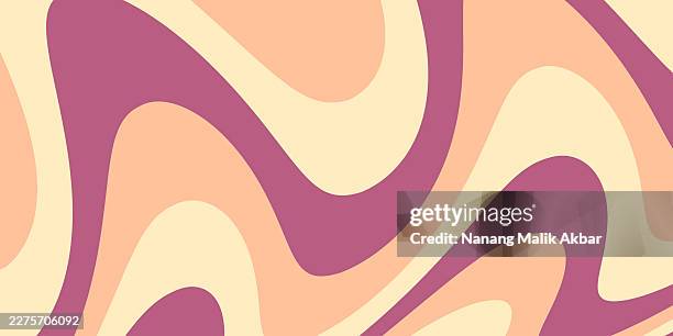 colorful wavy lines for background design - zebra stripes vector stock illustrations