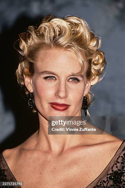 American actress Daryl Hannah attends the inaugural Environmental Media Awards at Sony Studios in Culver City, California, 30th September 1991.