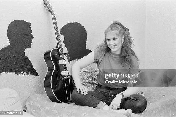 Singer, Kirsty Maccoll,At Home In July 1981 Singer, Kirsty Maccoll,At Home In July 1981
