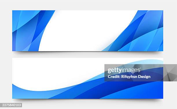 modern navy blue business banner with light blue and white gradient, abstract wave pattern, 3d papercut texture, geometric low poly shapes, corporate technology flyer template for web banner, poster, brochure, catalog and marketing design - header stock illustrations