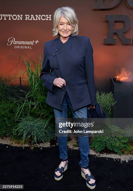 Martha Stewart attends Paramount+'s "Dutton Ranch" New York premiere at AMC Lincoln Square 13 on May 12, 2026 in New York City.