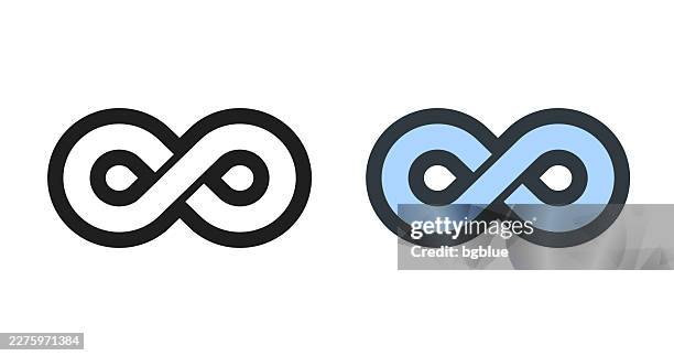 infinity. icons for design - editable icon - infinity logo stock illustrations