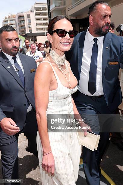 Jordana Brewster is seen Hotel Carlton during the 79th annual Cannes Film Festival on May 13, 2026 in Cannes, France.