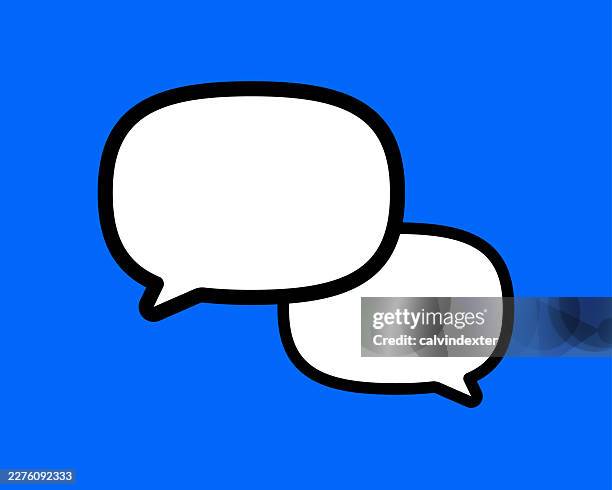 speech bubbles vibrant color - feedback loop stock illustrations