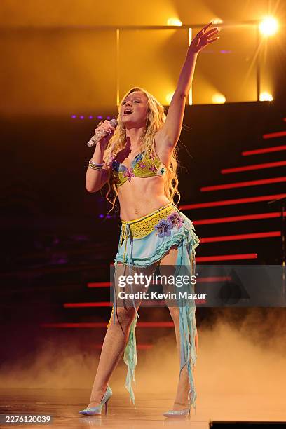 Zara Larsson performs onstage during the YouTube Brandcast event at Lincoln Center on May 13, 2026 in New York City.