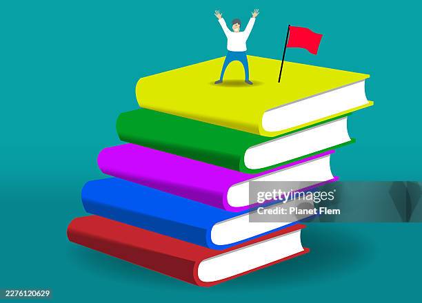 the power of reading - household equipment stock illustrations