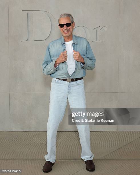 Jeff Goldblum attends the Dior Cruise 2027 at Los Angeles County Museum of Art on May 13, 2026 in Los Angeles, California.