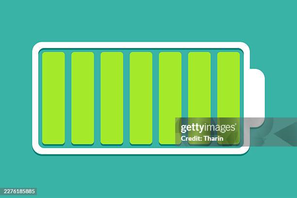 battery charging concept - portable generator stock illustrations