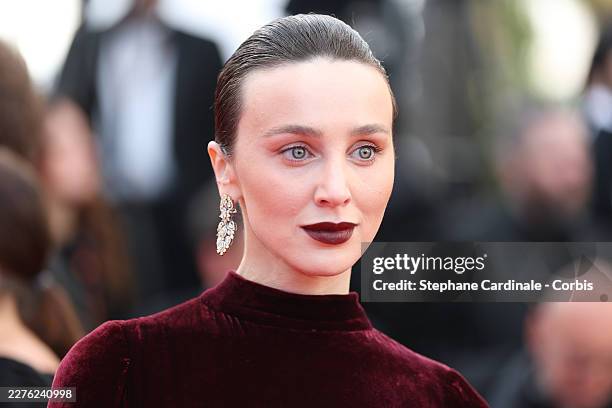 Mary Leest attends the "Fatherland" screening during the 79th annual Cannes Film Festival at Palais des Festivals on May 14, 2026 in Cannes, France.