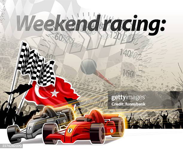 race stage - good first impression stock illustrations