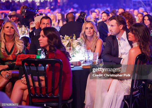 Miranda Lambert, Brendan McLoughlin, Lainey Wilson, Duck Hodges and Ella Langley at The 61st Academy of Country Music Awards held at MGM Grand Garden...