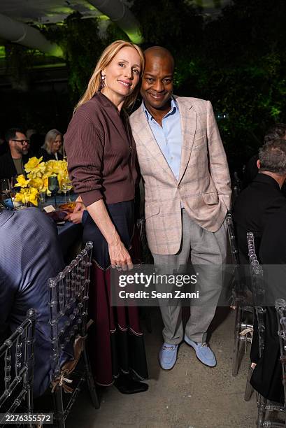 Anne-Cecilie Speyer and Ebs Burnough attend 2026 High Line Spring Benefit at Starrett-Lehigh Building on May 14, 2026 in New York City.