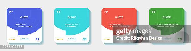 hard work motivation quote bundle collection with inspirational speech bubbles, positive business messages, modern social media templates, creative communication icons and abstract vector design elements - creative office stock illustrations