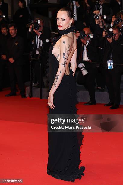 Cara Delevingne attends the "Gentle Monster" screening during the 79th annual Cannes Film Festival at Palais des Festivals on May 15, 2026 in Cannes,...