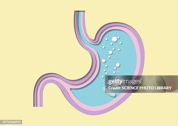 antacid, conceptual illustration - gastric acid stock illustrations