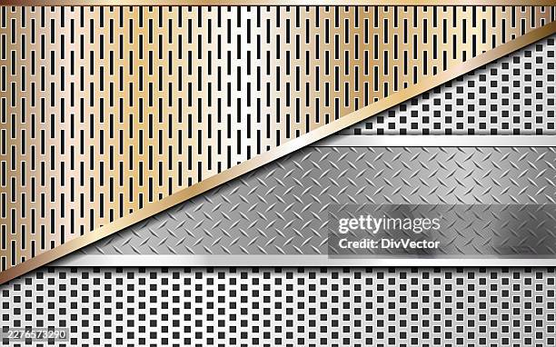 metallic silver sheet background vector design - titanium stock illustrations