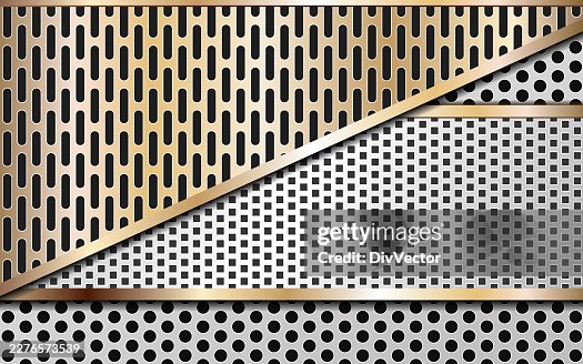 Silver metallic pattern vector background Silver metallic pattern vector background