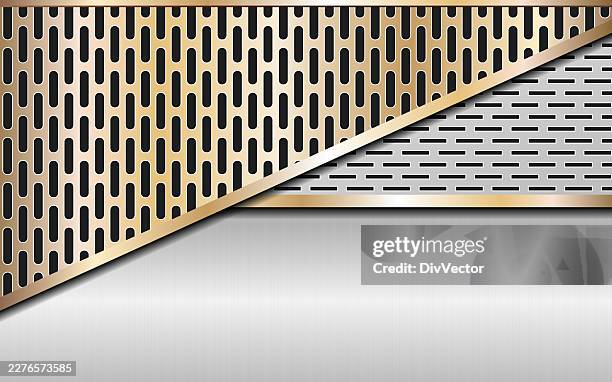 silver metallic vector pattern - titanium stock illustrations