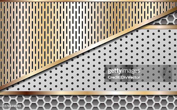 silver sheet metal background - titanium stock illustrations