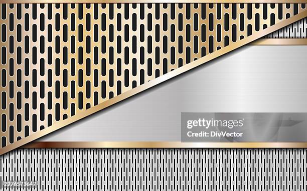 steel pattern silver background - titanium stock illustrations